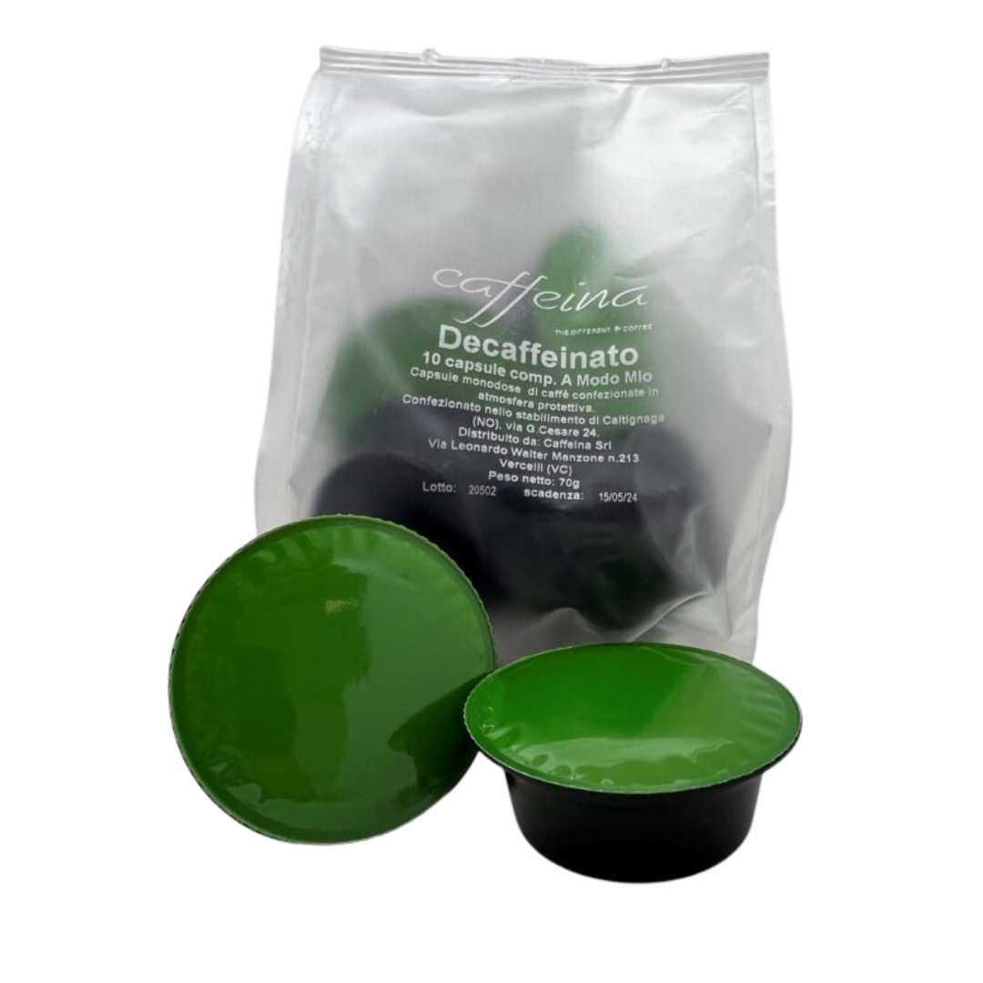 Capsule A modo Mio miscela decaffeinato