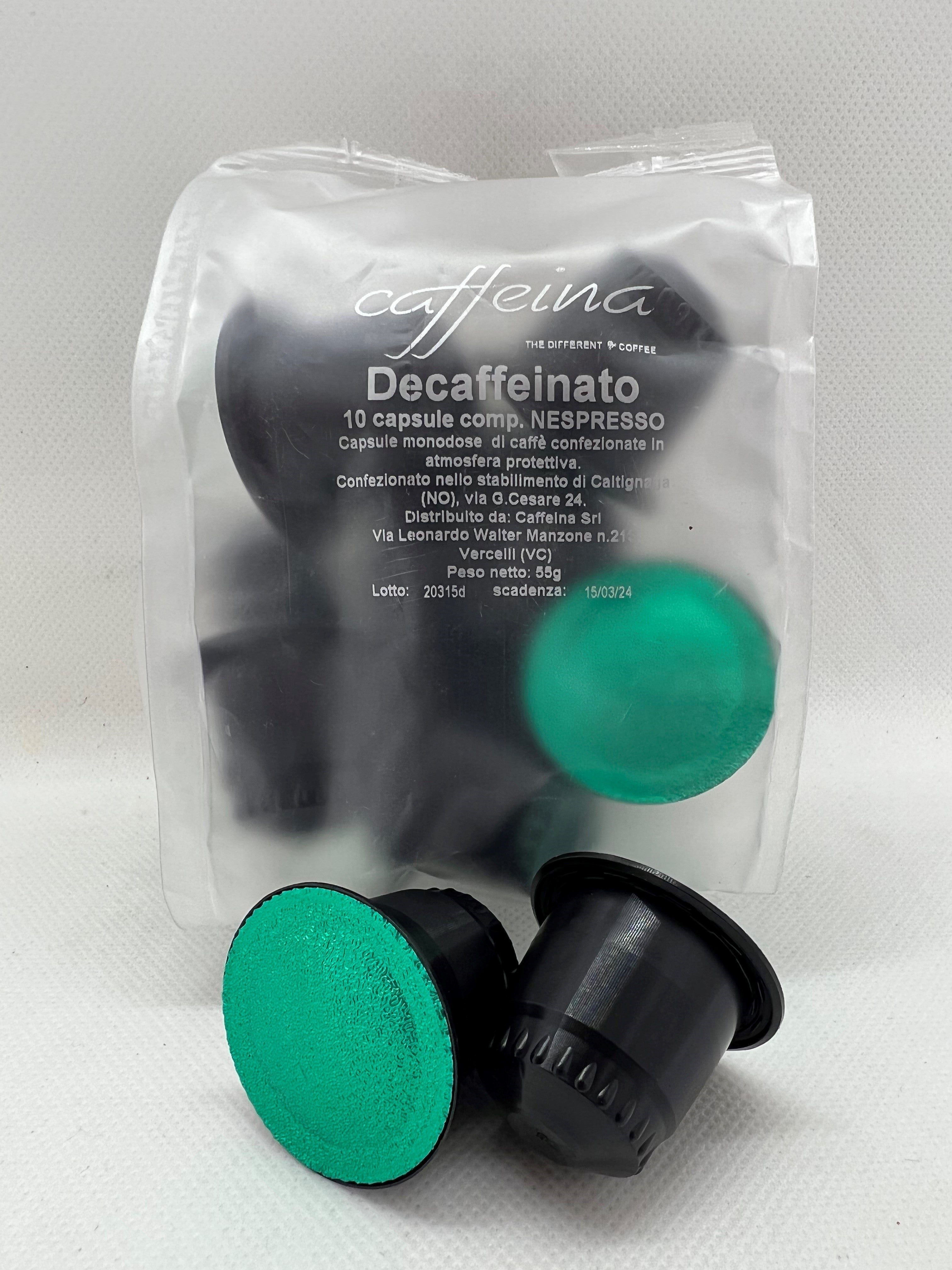 Capsule Nespresso Decaffeinato